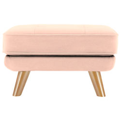 G Plan Vintage The Fifty Three Footstool Brush Rose